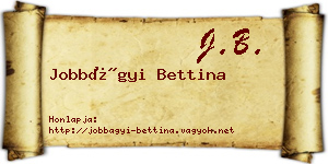 Jobbágyi Bettina névjegykártya